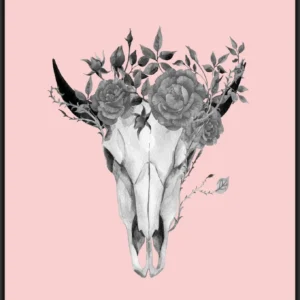 Floral skull